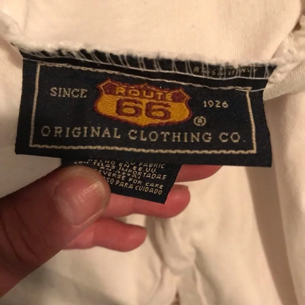 Route 66 size large white cropped stretch flat front elastic waist denim legging - Picture 8 of 12